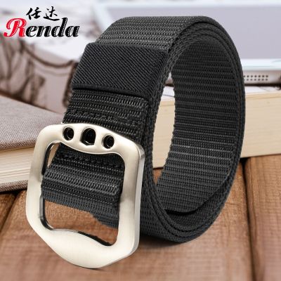 New fund sell like hot cakes alloy men leisure nylon stretch belt allergy sail outdoor sports tactical belts ✐❡☬