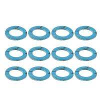 Lower Unit Drain Gasket 12pcs Lightweight Flexible Drain Plug Gaskets Universal Marine Lower Unit Seal Replacement Multifunctional Drain Plug Seal Gaskets for 18-2945 Marine ideal