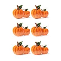 6 Pumpkin Metal Napkin Rings,Fall Napkin Rings for Dinner Wedding Holiday Party Banquet Table Setting Decor