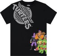 Mens Ninja Turtles Group Shirt - Straight from The Sewer - TMNT Throwback Classic Multiprint T-Shirt