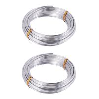 3X 3mm Aluminium Wire 10M Craft Silver Wire for Jewellery Making Clay Modelling Bonsai and Model