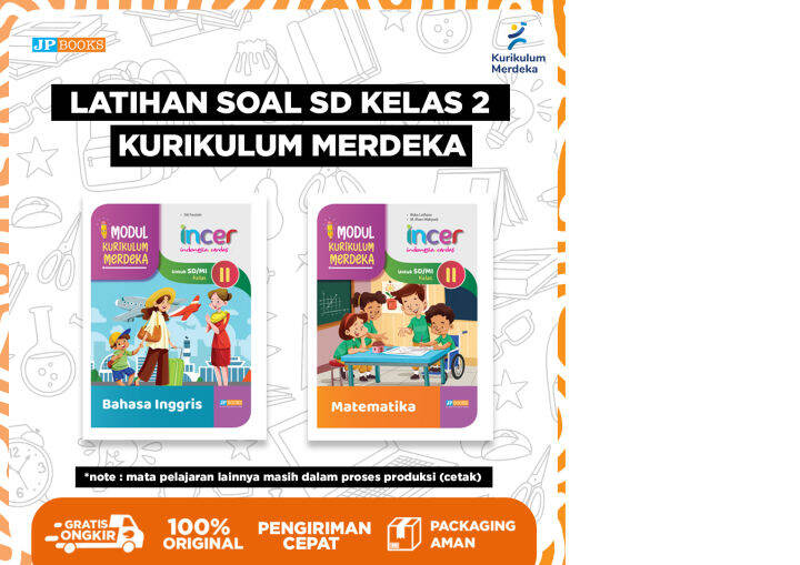 JP Books - Buku Siswa Modul Incer [GAB] Latihan Soal SD Kelas 2 ...