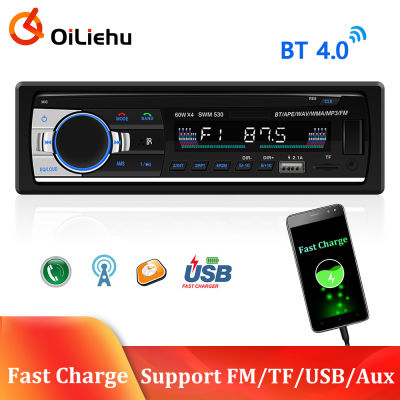 OiLiehu Car Radio Autoradio 1 Din Bluetooth MP3 Car Multimedia Player TFUSBSD AUX Car Stereo Receiver Audio for Cars Universal