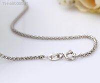 ❣▪✱ 1.2mm width 35cm-90cm 925 Sterling Silver Popcorn Chain Necklaces Women Jewelry Girls Collier kolye 14 -32 Italy collares mujer