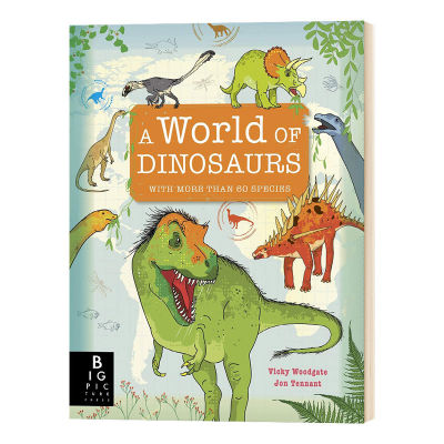 Dinosaur World English original a world of dinosaurs English childrens English Popular Science Encyclopedia original book
