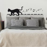 【YF】 Cartoon Music Note Wall Sticker Bedroom Playroom Jazz Decal Room Vinyl