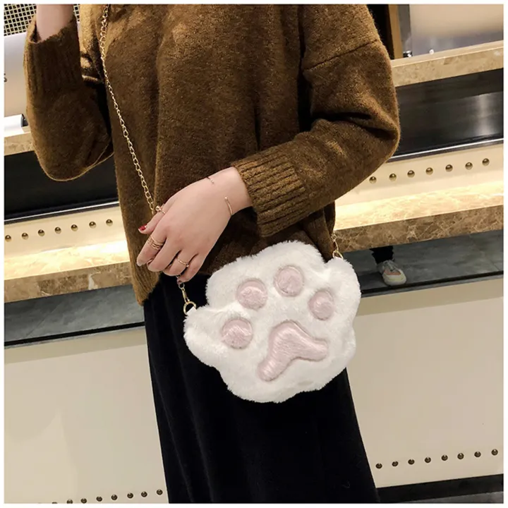 cute-childrens-handbag-zipper-shoulder-bag-lovely-childrens-coin-purse-cute-bear-paw-shoulder-bag-soft-plush-crossbody-bags