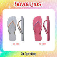 Havaianas Collection ฮาวายานัส รองเท้าแตะ รองเท้าผู้หญิง Slim Square 4148102-3498 / 4148102-1750 (1390)