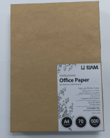 I.J. SIAM Multipurpose Natural White Paper 100% Recycle (กระดาษถ่ายเอกสาร) "ถนอมสายตา" 70 แกรม (A4) 500 แผ่น | Works best with Epson/Brother/Canon/HP Printer