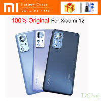 ที่คลุมประตู6.28 "สำหรับ Xiaomi Mi 12 12X เคสด้านหลัง Mi 12 X ฝาหม้อแบบแก้วอะไหล่ + กาว