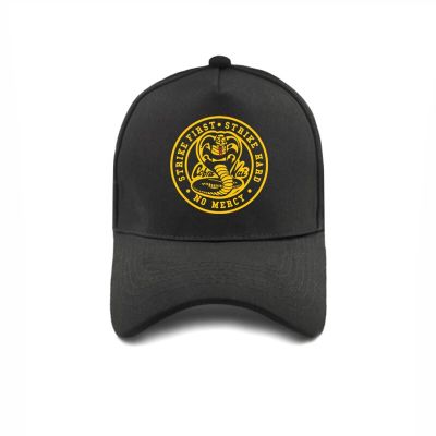2023 New Fashion NEW LLCobra Kai No Mercy Baseball Cap Cool Adjustable Summer Hat Men Women Caps，Contact the seller for personalized customization of the logo
