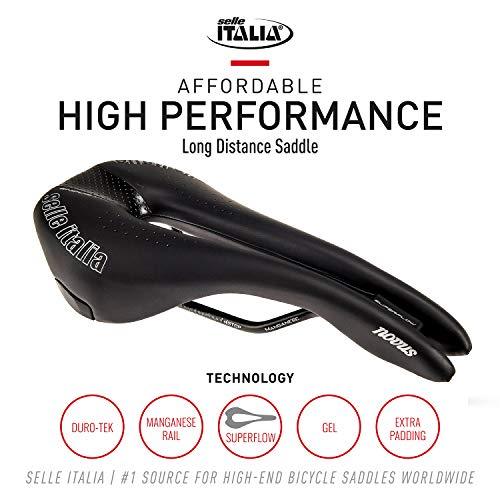 selle-italia-novus-ความอดทน-tm-mn-bk-l-s-น้ำหนักอานไหล-310กรัมความกว้าง-149มม-ความยาว-282มม-วัสดุราง-แมงกานีสกลวง-7มม