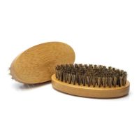 ◘✥ Manufacturers selling elliptical nanzhu bristle brush cross-border beard man face modelling cross-border beard brush cleaning brush