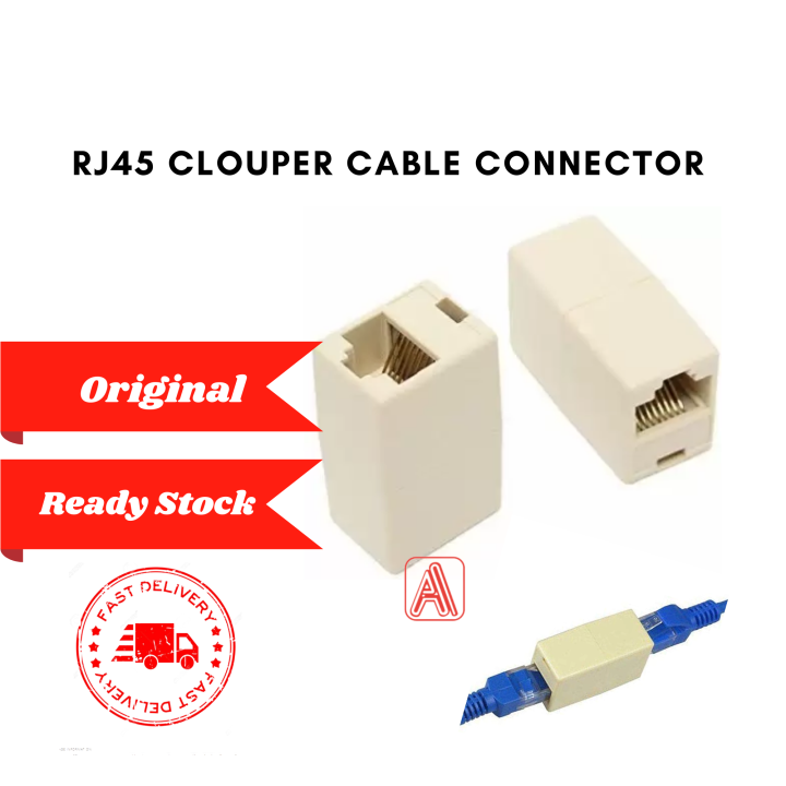 Network Cable Connector / RJ45 1 to 1 Cable Connector / Cable