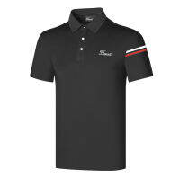 2022 New Koreanversion J. Lindeอัพโหลดเสื้อโปโลเนียล W Titleist 2022เครื่องแต่งกายกอล์ฟชายเสื้อเจอร์ซีย์ระบายอากาศแห้งเร็วเสื้อยืดแขนสั้นเสื้อโปโลลำลองแนวสปอร์ตเสื้อโปโลตัวบนของ PG MARK &amp; LONA Mizuno PXG1