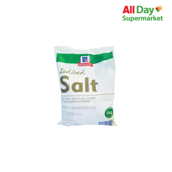 Mc cormick Iodized Salt 1KG | Lazada PH