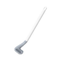 Silicone Toilet Brush No Dead Ends Household Toilet Brush Long Handle Can Be Wall-mounted Creative Cleaning Gap Brush