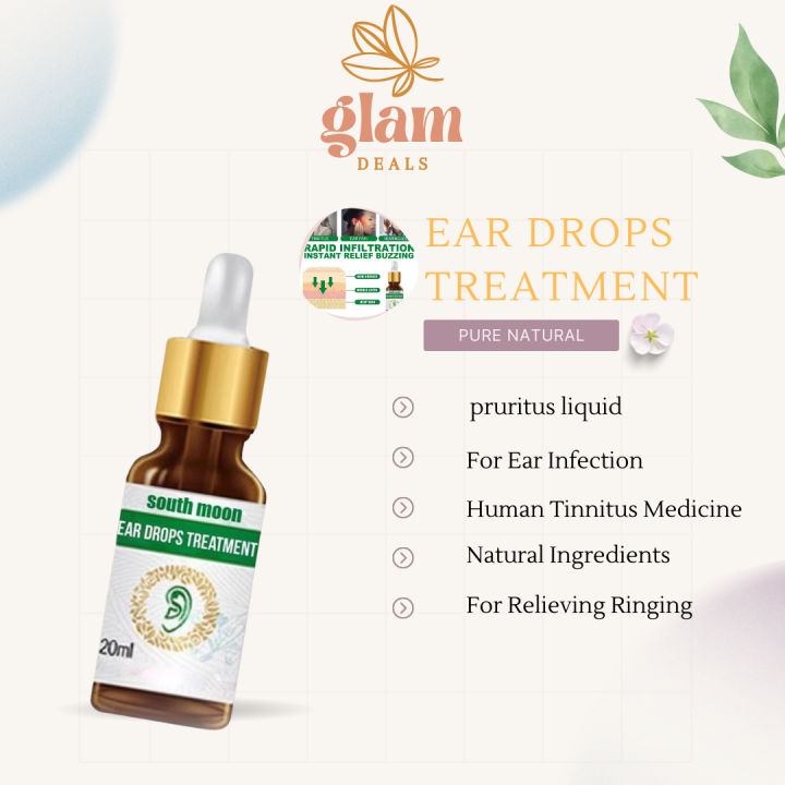 Tinnitus liquid, ear drops, infection treatment cleaning liquid