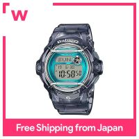 BABY-G Casio นาฬิกาข้อมือ BG-169R-8B สีเทาใส X สีเทอร์ควอยซ์สำหรับสุภาพสตรีรุ่นต่างประเทศ