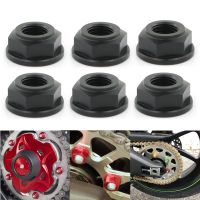 M10x1.25 Rear Sprocket Wheel Nuts 6 Pcs For Kawasaki Ninja 1000 Z1000S Z1000SX Ninja 650R ER-6f EX-6 Ninja 650 ER-6n ZX-6/ZZR600