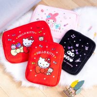 Kuromi Hello Kitty การ์ตูนผ้ากำมะหยี่แขนแล็ปท็อปและแท็บเล็ตถุงใส่ iPad Air 4 Ipad Pro 9.7 10.8 13 14.5 15นิ้วกระเป๋าด้านใน tcubjb