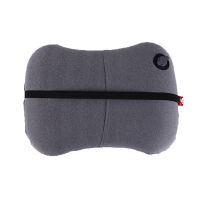 hyfvbujh●☾✉  Inflatable Outdoor Neck Cushion Pillows Rest Fixed Relaxing Recliner Gray