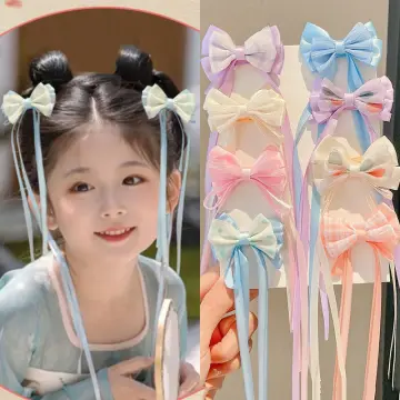 Buy Hair Bows Ribbon For Girls Set online