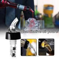 30ml Quantitative Oil Dispenser Quantitative Wine Nozzle Decanter Quick Bottle Ball Steel Head Stopper And Decanter Foreign Wine V9U3