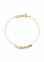 Vetiver pearl Ninegems handmade akoya pearl necklace