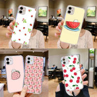 A-70 cute fruit อ่อนนุ่ม TPU เคสโทรศัพท์ หรับ Huawei Y7 Y8P P30 2I 3I 4E Y5P Y6S 5T Nova P20 Y6 Y9 Y8S Y9S Pro Lite Lite Prime โปร่งใส ปก