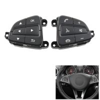 Car Black Left Steering Wheel Button Assembly Trim Cover for Mercedes Benz GLE GLS Car Parts