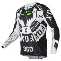 ผู้ชาย Motocross เสื้อเจอร์ซีย์นักปั่น Breathable Racing 360 Nobyl จักรยานดาวน์ฮิลล์เสือภูเขาแขนยาวเสื้อยืดลายจักรยานยนต์สำหรับชาย