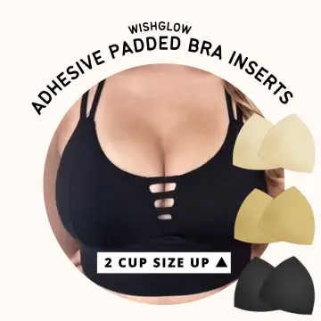 Adhesive Breast Pads Breathable Push Up Sponge Bra Inserts Sticky Bra Cups  : : Clothing, Shoes & Accessories