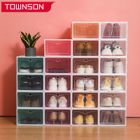 Large transparent shoe box Storage shoe box Shoe rack Shoe storage Stackable shoe cabinet Shoes dustproof Storage organization