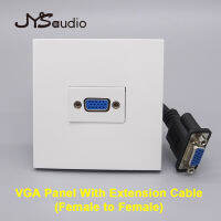 แผง VGA พร้อมสายต่อหญิงกับหญิง86ประเภท VGA มัลติมีเดียแผงจอแสดงผล HD ฉาย VGA ซ็อกเก็ตแผง