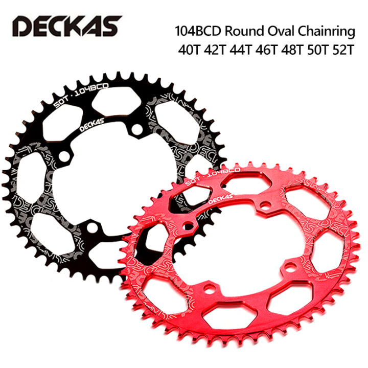 DECKAS 104BCD Round Oval 40T/42T/44T/46T/48T/50T/52T Mountain Bicycle ...