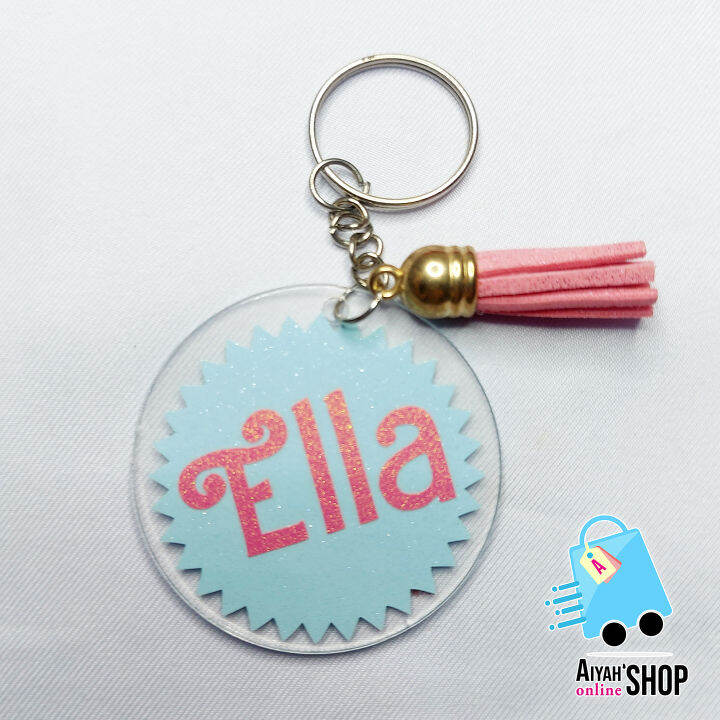 PERSONALIZED ACRYLIC CIRCLE KEYCHAIN | Lazada PH