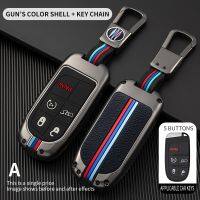 เคสหุ้มกุญแจรถสำหรับ Jeep Renegade Compass Grand Cherokee สำหรับ Chrysler 300C Wrangler Dodge Car Accessaries Keychain