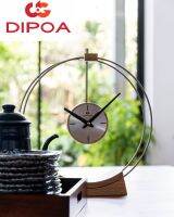 DIPOA New Arrival นาฬิกาตั้งโต๊ะ รุ่น SN301SL สีเงิน ขนาด : กว้าง 30.0 x สูง 33.5 x หนา 8.0ซม. Table Clock