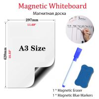 Magnetic Whiteboard PET Writing Dry Erase Film Boards Office School Supplies Presentation Fridge Stickers Memo Message Board