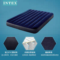 Spot parcel postINTEX64757 Single plus-Sized Flocking Airbed Outdoor Camping Airbed PVC Line Pull Air Bed