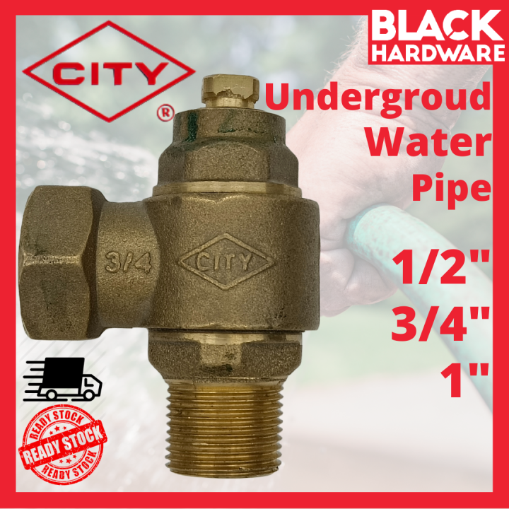 Black Hardware Brass Ferrule Stopcock Ball Valve Valves Pipe Paip Air