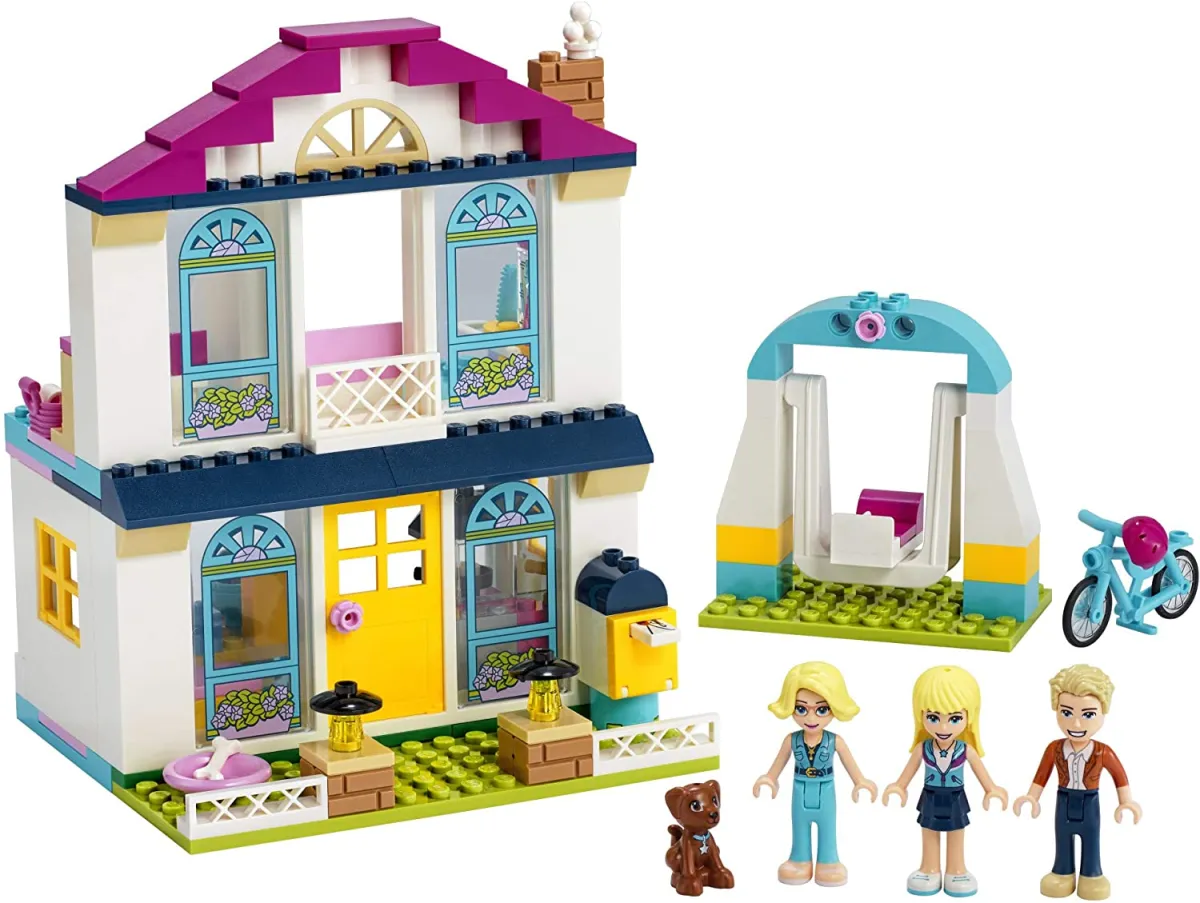 LEGO Friends 4 + Stephanie's House 41398 Mini Doll House Hãy để bọn trẻ của  chúng