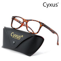 Cyxus ป้องกันแสงสีฟ้าแว่นตาอ่านหนังสือสี่เหลี่ยมผืนผ้าเลนส์ PC แว่นคอมพิวเตอร์ผู้อ่าน 2011-เลือกการขยาย (+ 1.0 + 3.0)