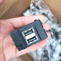 31407038 Original รถ USB Adapter อินเทอร์เฟซพอร์ตคู่ดัดแปลงซ็อกเก็ตคู่สำหรับ Volvo S60 S90 XC60 XC90 V60