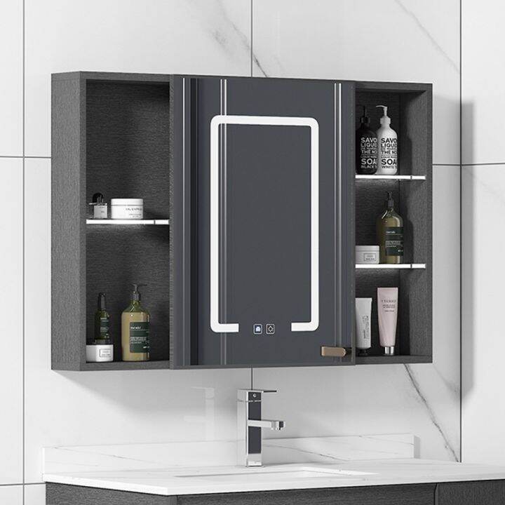 LINZHIPU Mirror Inligent Wall Mounted Mirror Bathroom