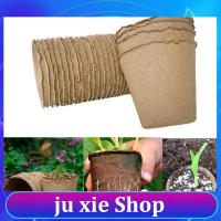 JuXie store Nursery Cup growing Pot Tray Planter Paper Grow Pot Plant Starter Flower Herb Biodegradable Eco-Friendly Garden Tools