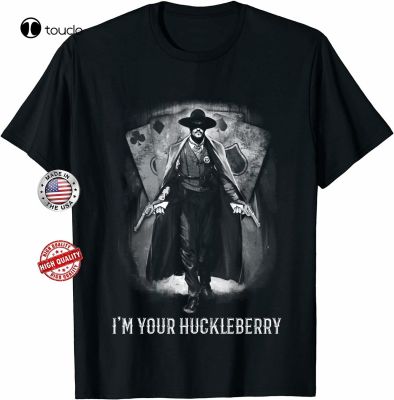 New IM Your Huckleberry - Doc Holliday Tombstone T-Shirt Black S-6Xl MenS Tee Shirt Cotton T Shirt Fashion Funny New XS-4XL-5XL-6XL