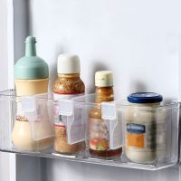 【CC】 10PC Shelf Organizer Refrigerator Storage Partition Board Plastic Divider Splint Retractable Bottle Can