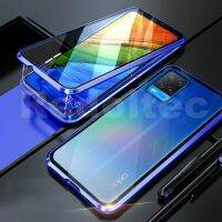 （A New sale）☒ตัวเรือน A54 OPPO 4G 2021กระจกหน้า2ด้านดูดแม่เหล็กป้องกันทุกส่วนของเครื่อง360ฝาแข็งแม่เหล็ก